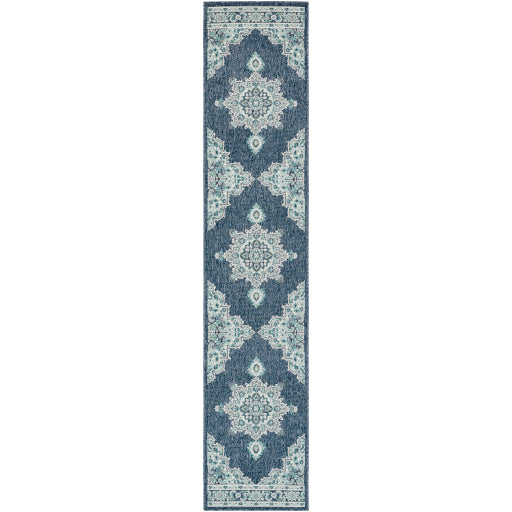 Surya Alfresco ALF-9670 Navy Traditional Machinemade Rug