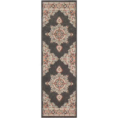 Surya Alfresco ALF-9671 Black Traditional Machinemade Rug