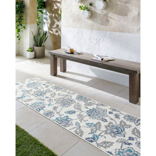 Surya Alfresco ALF-9674 Pale Blue Cottage Machinemade Rug