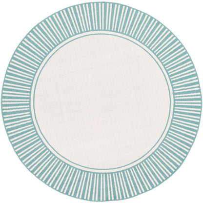 Surya Alfresco ALF-9680 Teal Cottage Machinemade Rug