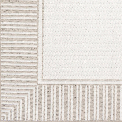 Surya Alfresco ALF-9681 Taupe Cottage Machinemade Rug