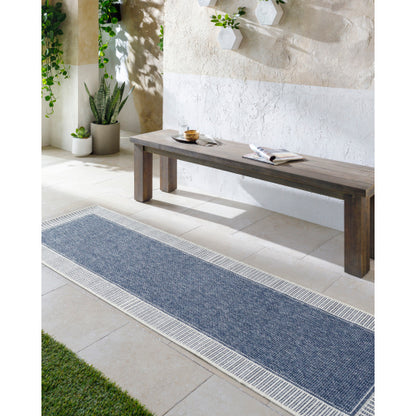 Surya Alfresco ALF-9682 Navy Cottage Machinemade Rug