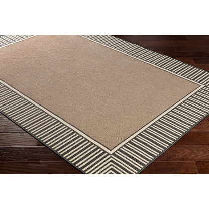 Surya Alfresco ALF-9684 Brown Cottage Machinemade Rug