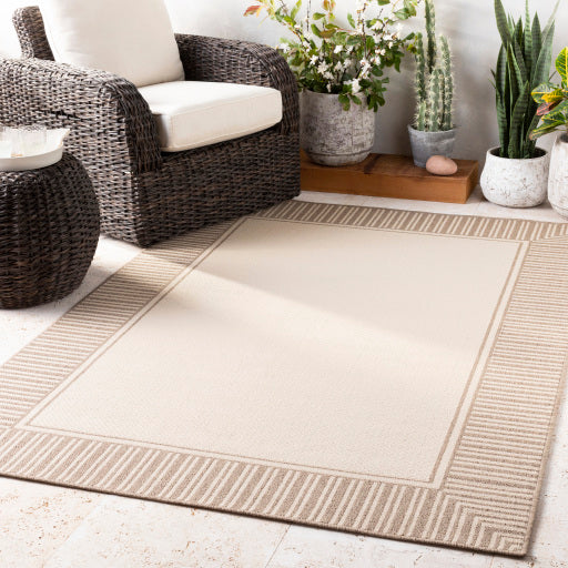Surya Alfresco ALF-9685 Brown Cottage Machinemade Rug