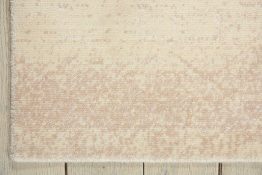 Nourison Home Silk Elements  Bone  Traditional