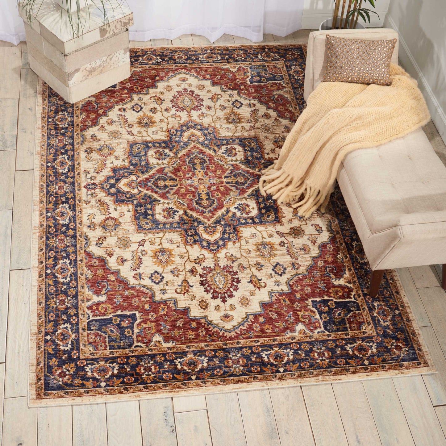 Nourison Home Lagos  Cream  Traditional