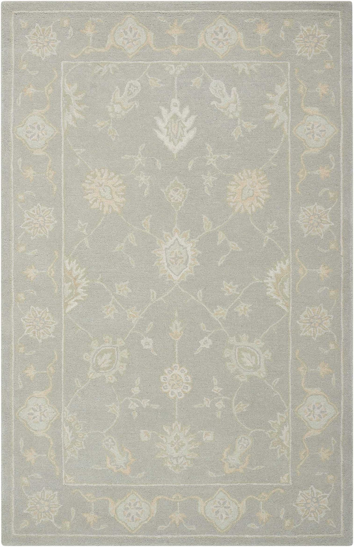 Nourison Home Zephyr ZEP02 Light Taupe Traditional Tufted Rug