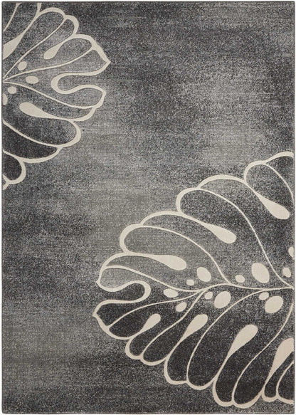Nourison Home Maxell MAE04 Grey Contemporary Power-loomed Rugs