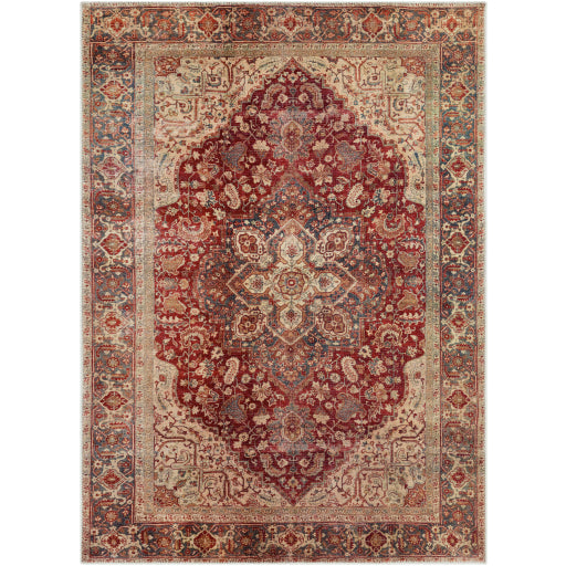 Surya Amelie AML-2344 Dark Red Traditional Machinemade Rug