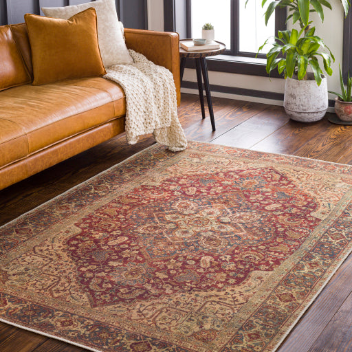 Surya Amelie AML-2344 Dark Red Traditional Machinemade Rug