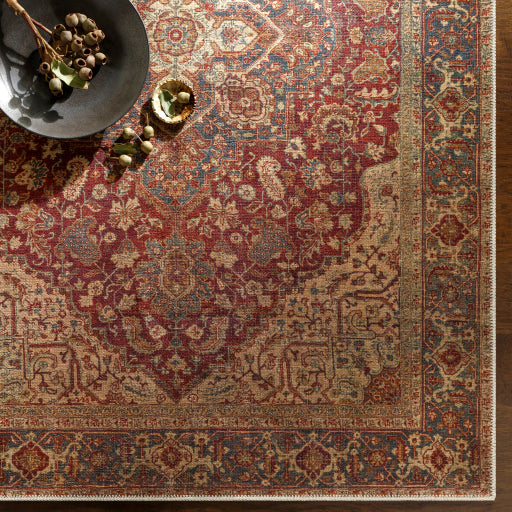 Surya Amelie AML-2344 Dark Red Traditional Machinemade Rug