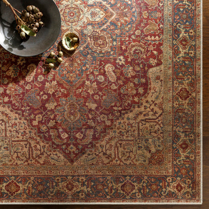 Surya Amelie AML-2344 Dark Red Traditional Machinemade Rug