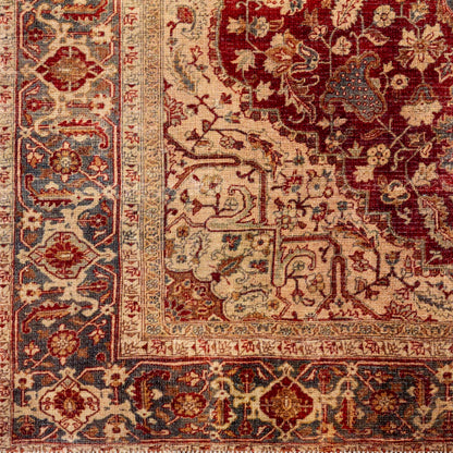 Surya Amelie AML-2344 Dark Red Traditional Machinemade Rug