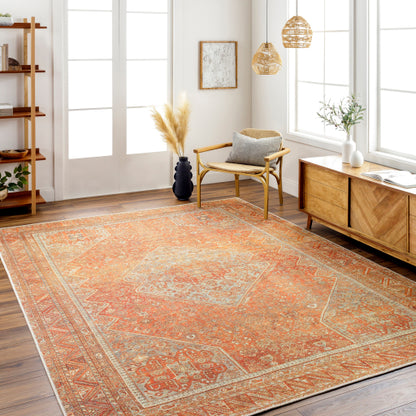 Surya Amelie AML-2351 Burnt Orange Traditional Machinemade Rug