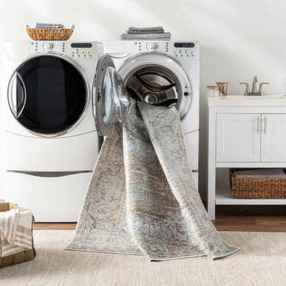 Surya Amelie AML-2367 Mustard Traditional Machinemade Rug