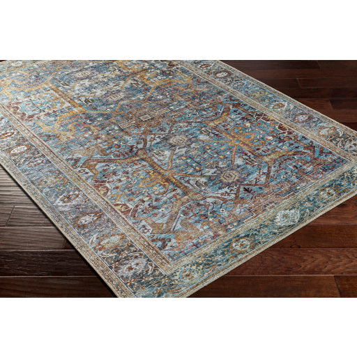 Surya Amelie AML-2370 Deep Teal Traditional Machinemade Rug
