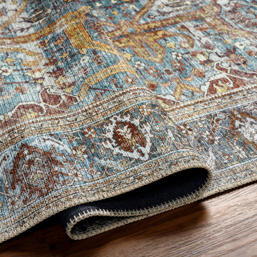 Surya Amelie AML-2370 Deep Teal Traditional Machinemade Rug