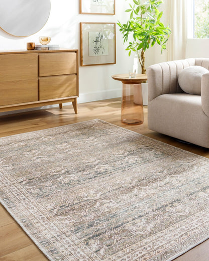 Surya Amelie AML-2404 Dark Green Traditional Machine Woven Rug