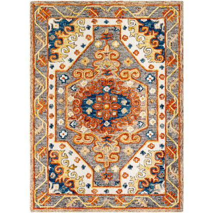 Surya Amita AMZ-2300 Black Rustic Tufted Rug