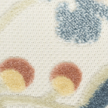 Nourison Home Aloha  Grey Multicolor  Contemporary