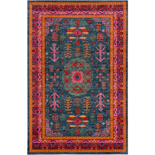 Surya Anika ANI-1005 Teal Traditional Machinemade Rug