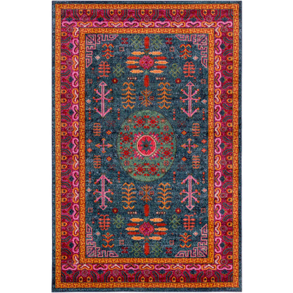 Surya Anika ANI-1005 Teal Traditional Machinemade Rug