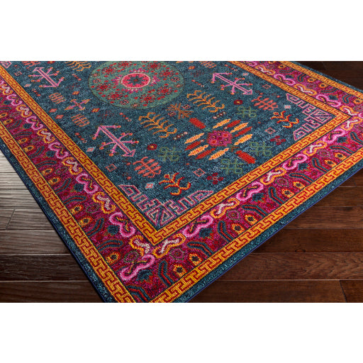 Surya Anika ANI-1005 Teal Traditional Machinemade Rug