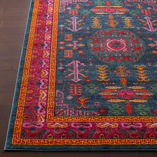 Surya Anika ANI-1005 Teal Traditional Machinemade Rug