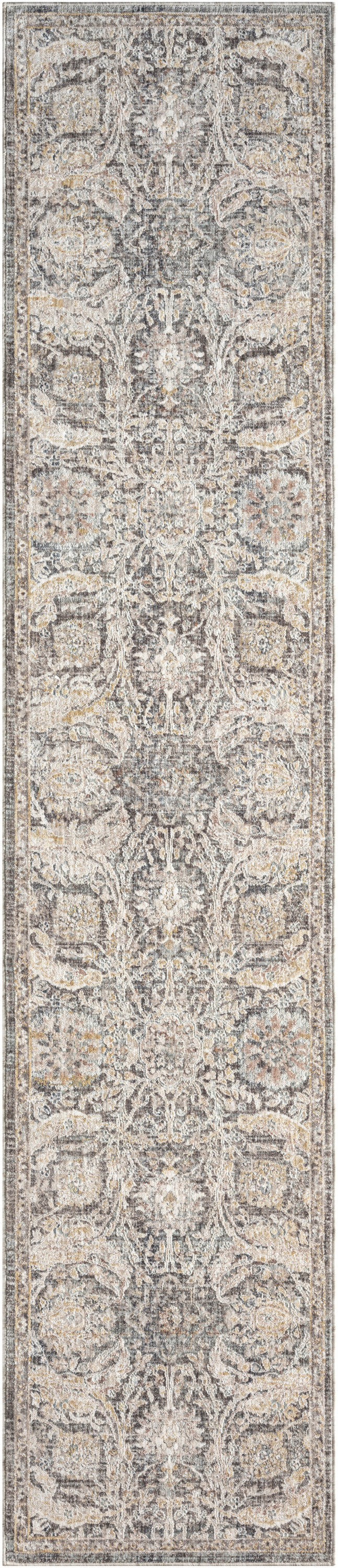 Nourison Home Antique Fusion ANF03 Charcoal Multicolor Traditional Machine Woven Rug