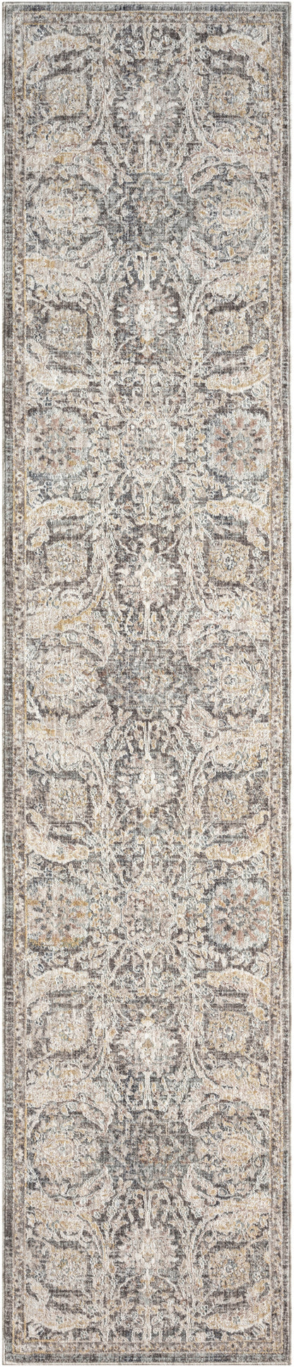 Nourison Home Antique Fusion ANF03 Charcoal Multicolor Traditional Machine Woven Rug