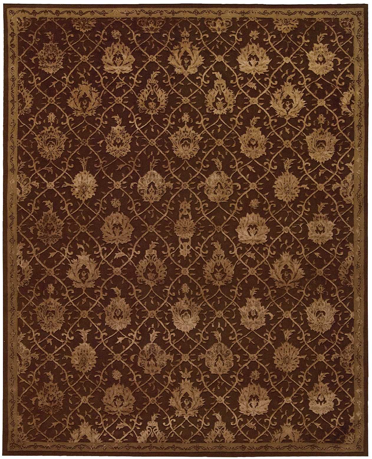 Nourison Home Regal REG05 Chocolate Traditional Tufted Rug