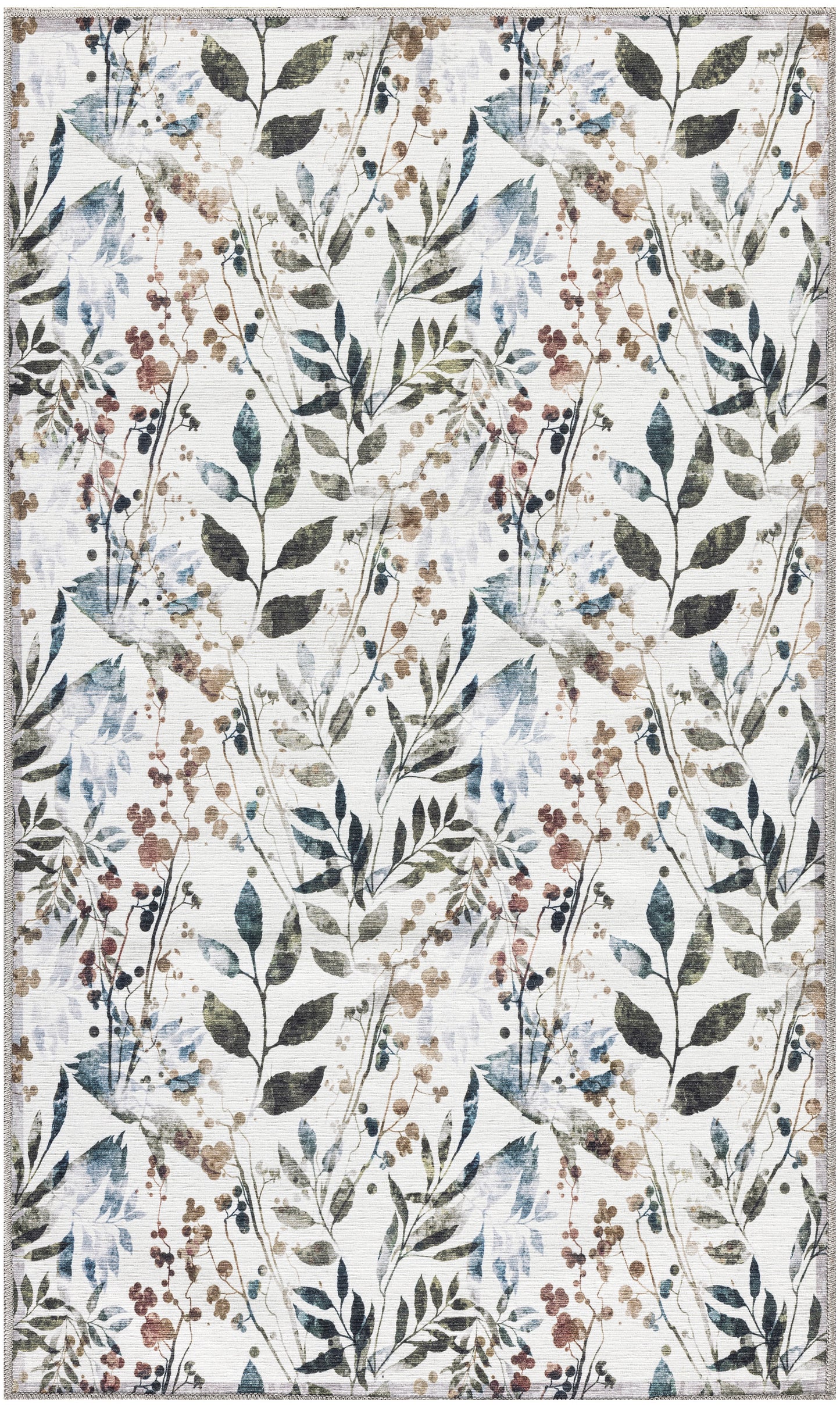 Nourison Home Nourison Washables NWB05 Ivory Multicolor Traditional Power-loomed Rug