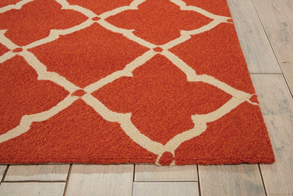 Nourison Home Portico  Orange  Contemporary