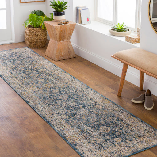 Surya Aspendos APS-2314 Dark Blue Traditional Machinemade Rug