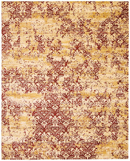 Nourison Home Rhapsody  Gold Garnet  Transitional