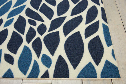 Nourison Home Home & Garden  Blue  Contemporary