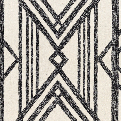 Surya Arsenal ARL-2301 Black Modern Tufted Rug