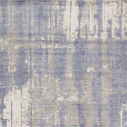 Kas Indulge 0802 Grey Blue Transitional Hand Loomed Rug