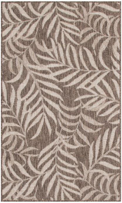 Nourison Home Garden Oasis GOA01 Mocha Contemporary Power-loomed Rug