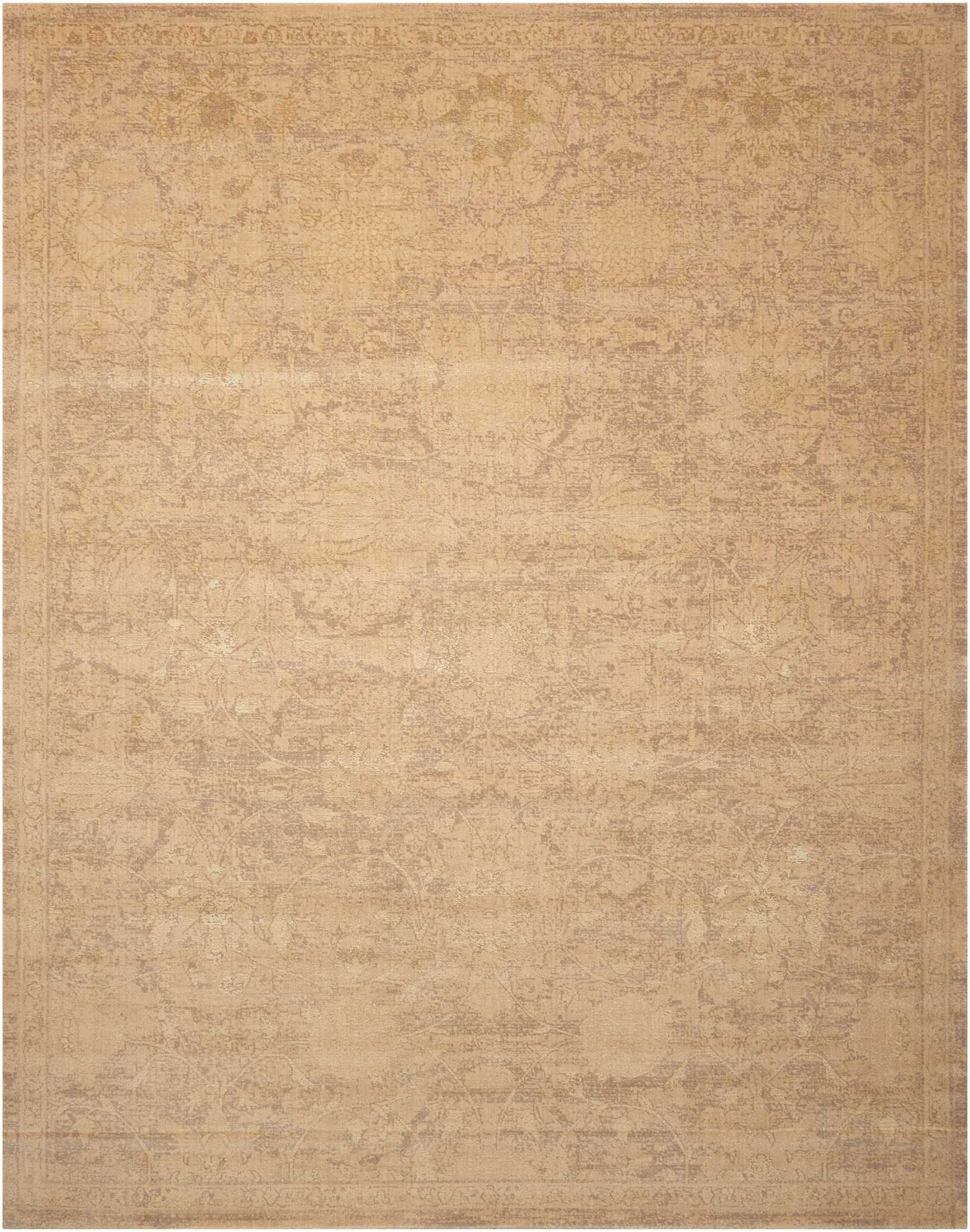 Nourison Home Silken Allure SLK12 Sand Traditional Loomed Rug