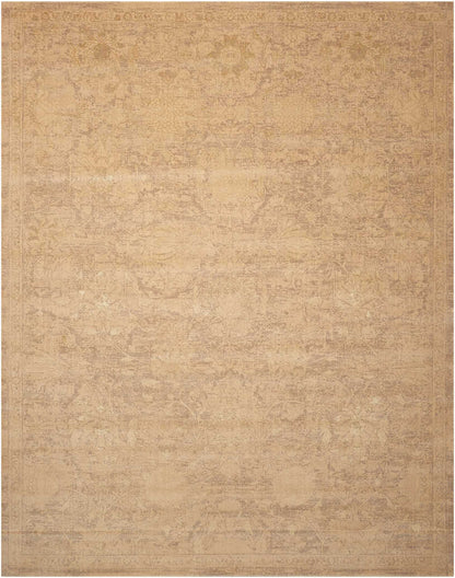 Nourison Home Silken Allure SLK12 Sand Traditional Loomed Rug