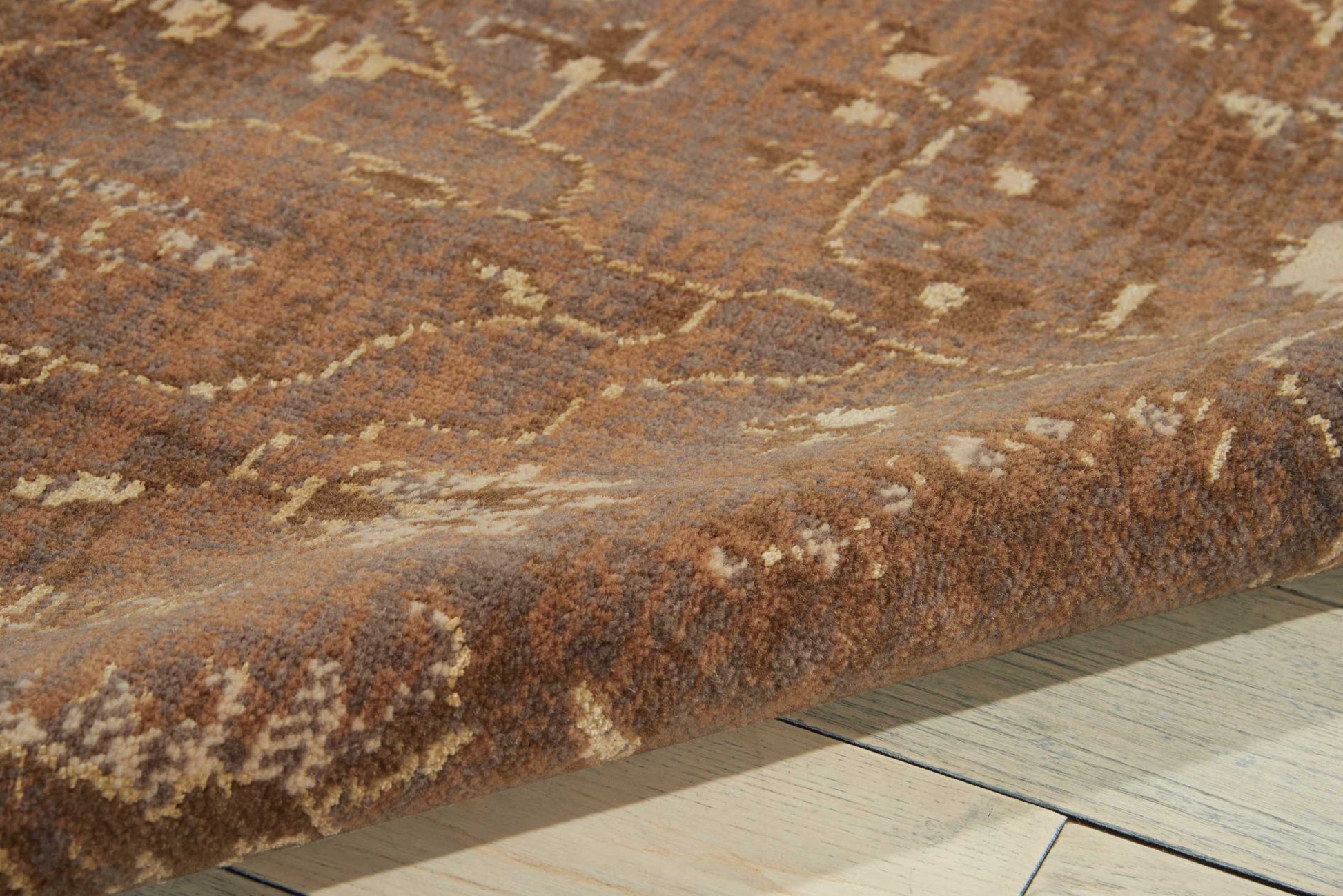 Nourison Home Silk Elements  Cocoa  Traditional