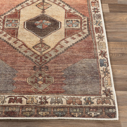 Surya Antiquity AUY-2303 Dark Brown Traditional Machinemade Rug
