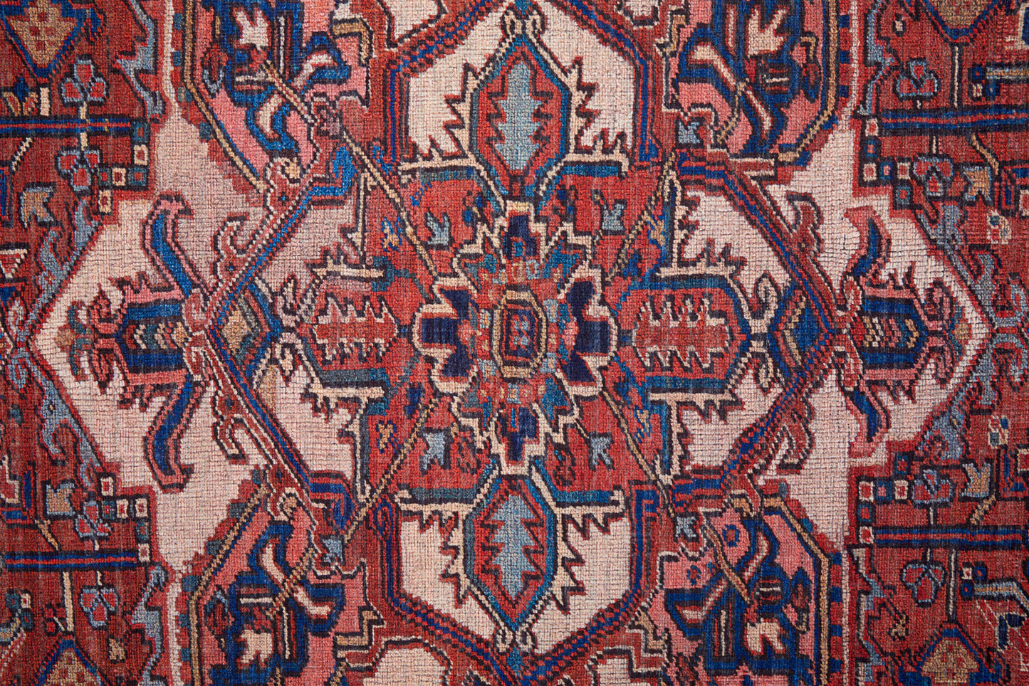 Feizy Rawlins  Red Navy Transitional/Bohemian & Eclectic/Vintage