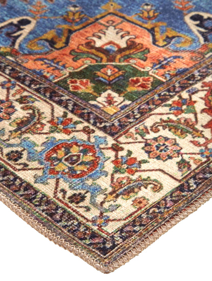 Feizy Percy  Blue Rust Transitional/Bohemian & Eclectic/Vintage