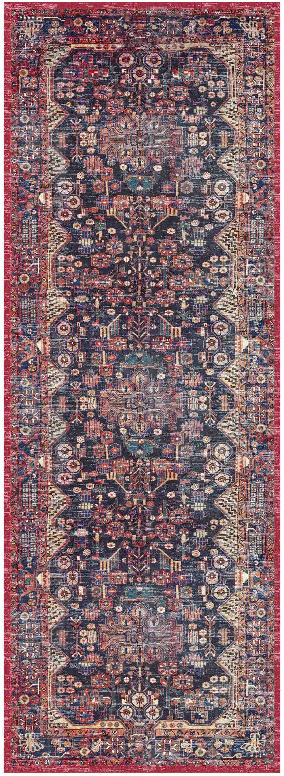 Nourison Home Fulton  Red  Traditional