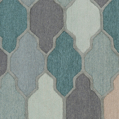 Surya Pollack AWAH-2036 Gray Cottage Tufted Rug