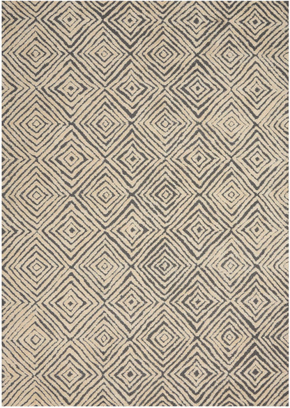 Nourison Home Deco Mod  Grey Ivory  Transitional