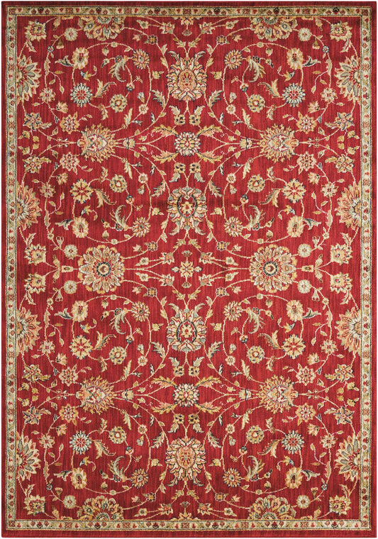 Nourison Home Ancient Times  Red  Traditional