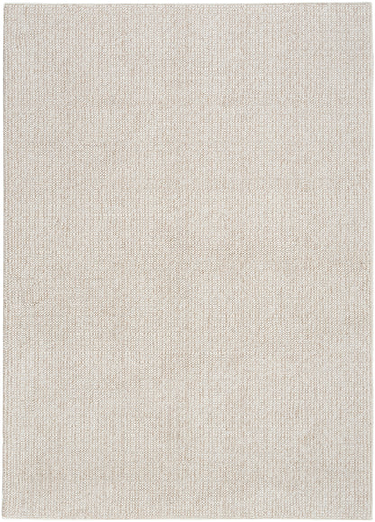Nourison Home Natural Texture NTX01 Ivory Beige Contemporary Power-loomed Rug